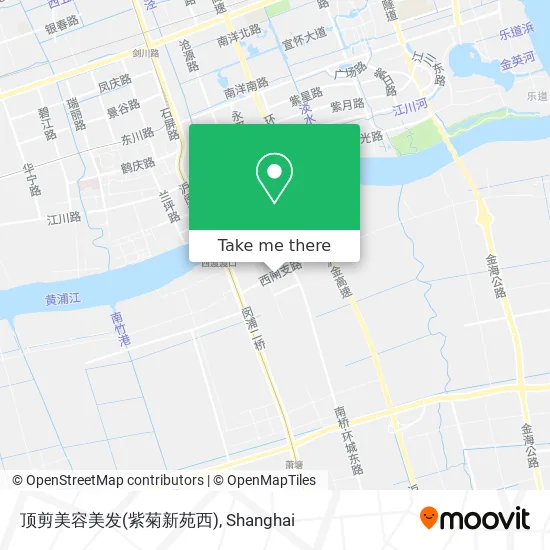顶剪美容美发(紫菊新苑西) map