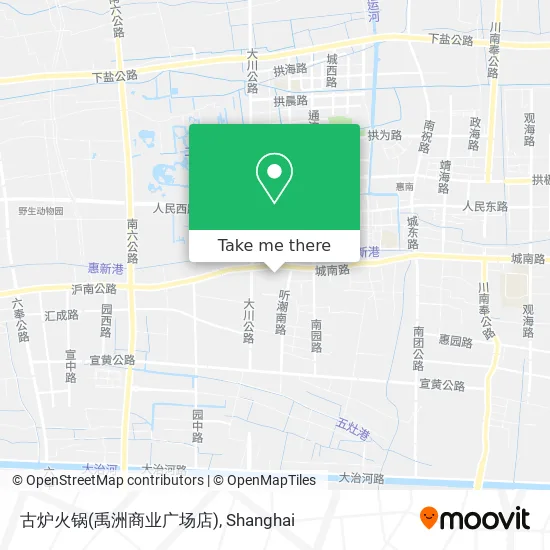 古炉火锅(禹洲商业广场店) map
