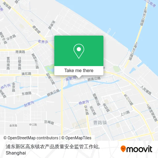 浦东新区高东镇农产品质量安全监管工作站 map