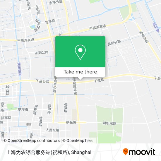 上海为农综合服务站(祝和路) map
