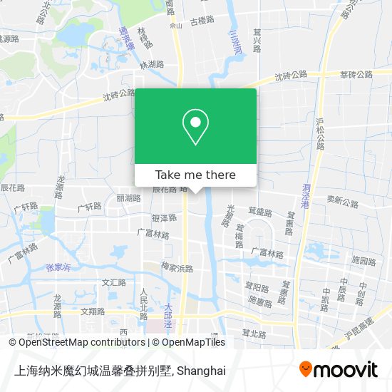 上海纳米魔幻城温馨叠拼别墅 map