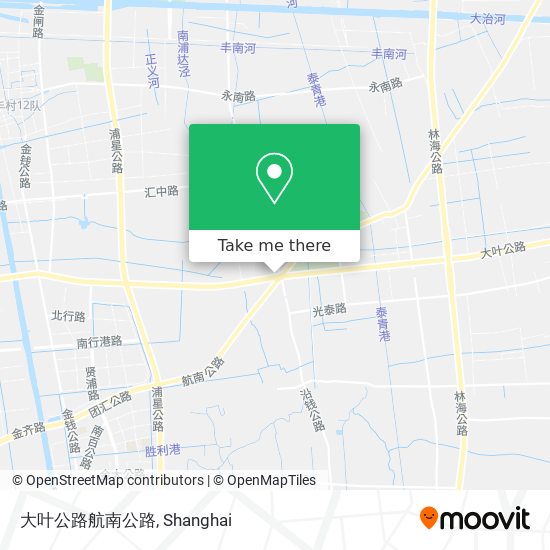 大叶公路航南公路 map