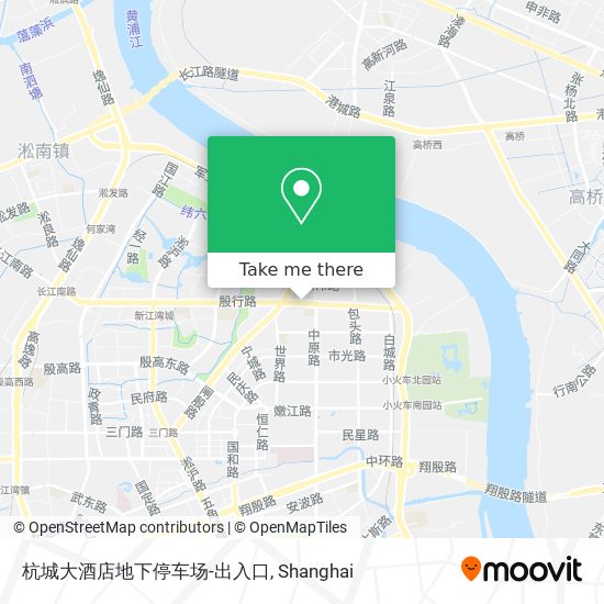 杭城大酒店地下停车场-出入口 map
