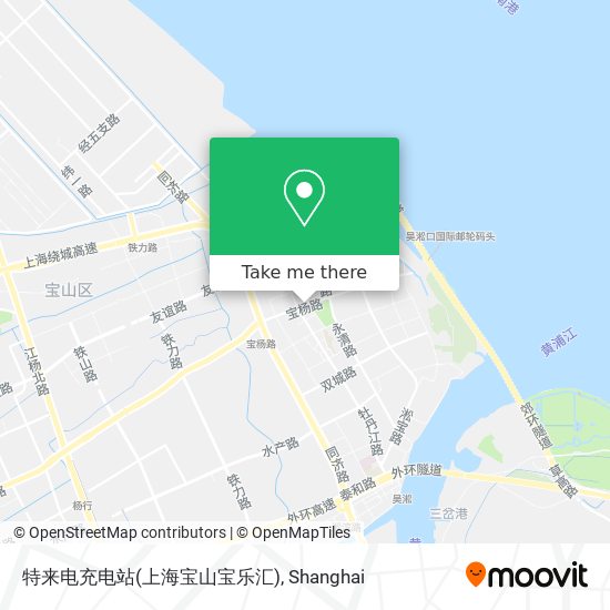 特来电充电站(上海宝山宝乐汇) map