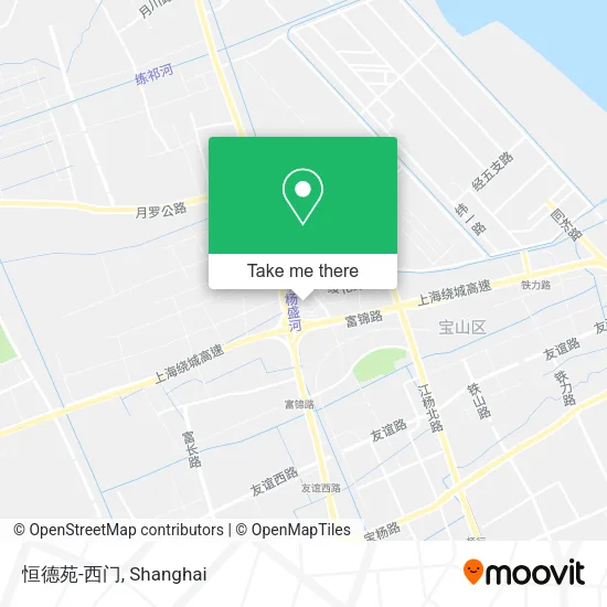 恒德苑-西门 map