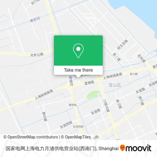 国家电网上海电力月浦供电营业站(西南门) map
