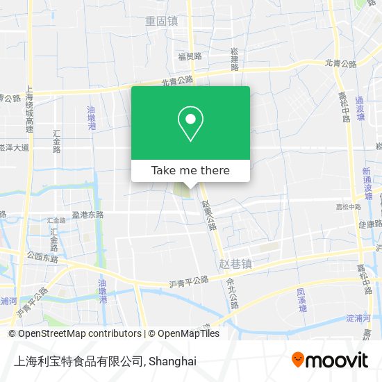 上海利宝特食品有限公司 map