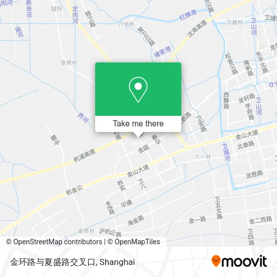 金环路与夏盛路交叉口 map