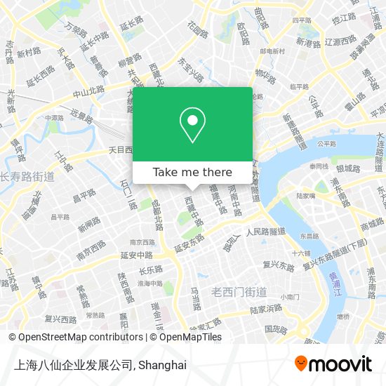 上海八仙企业发展公司 map
