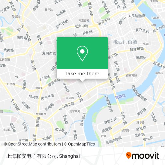 上海桦安电子有限公司 map