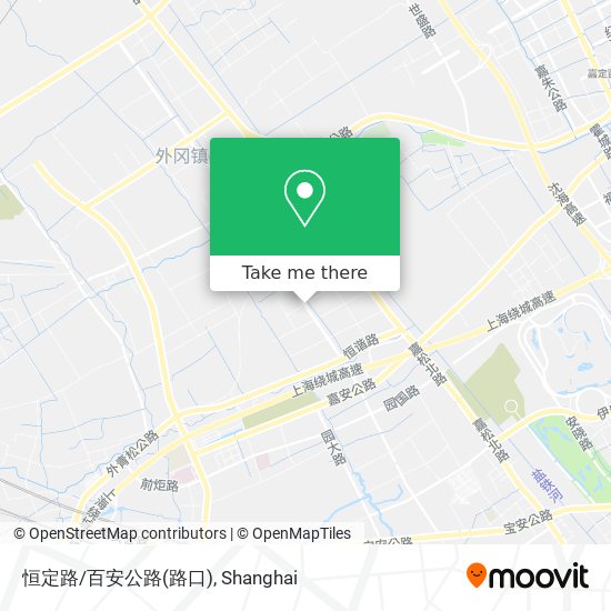 恒定路/百安公路(路口) map