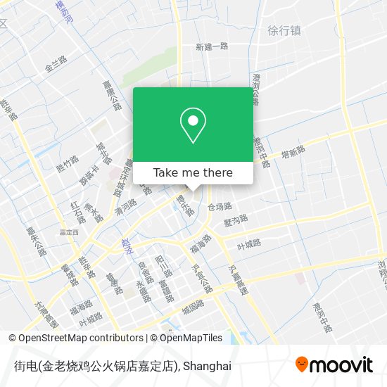 街电(金老烧鸡公火锅店嘉定店) map