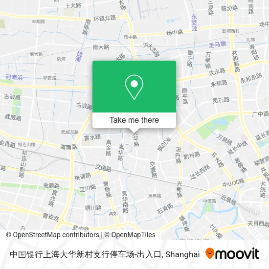 中国银行上海大华新村支行停车场-出入口 map