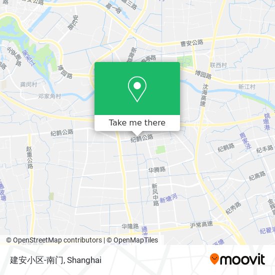 建安小区-南门 map