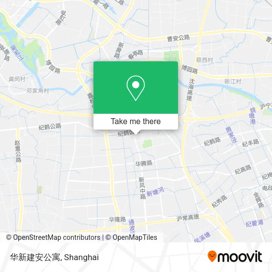 华新建安公寓 map