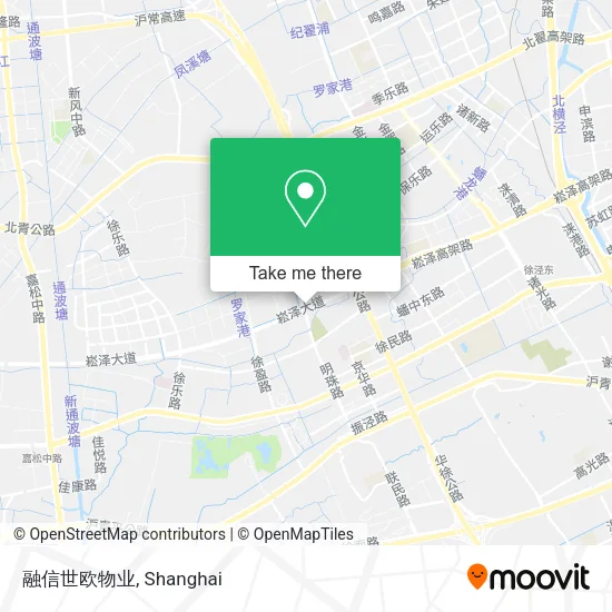融信世欧物业 map