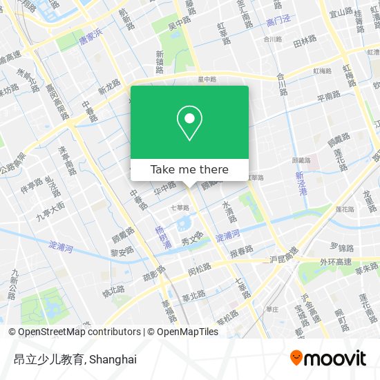 昂立少儿教育 map