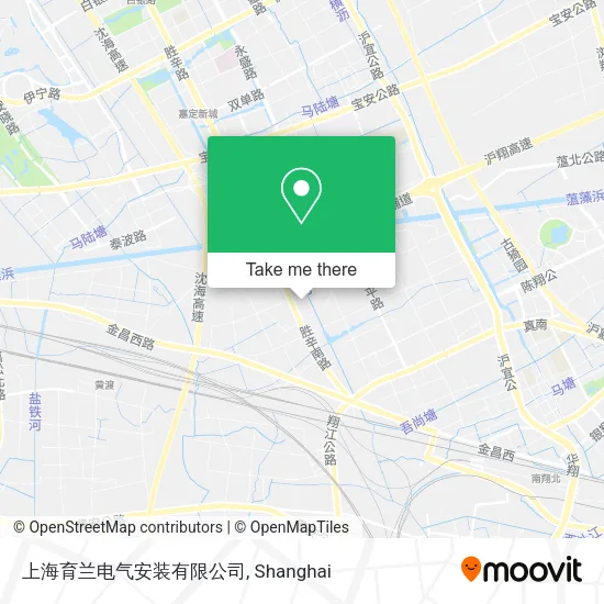 上海育兰电气安装有限公司 map