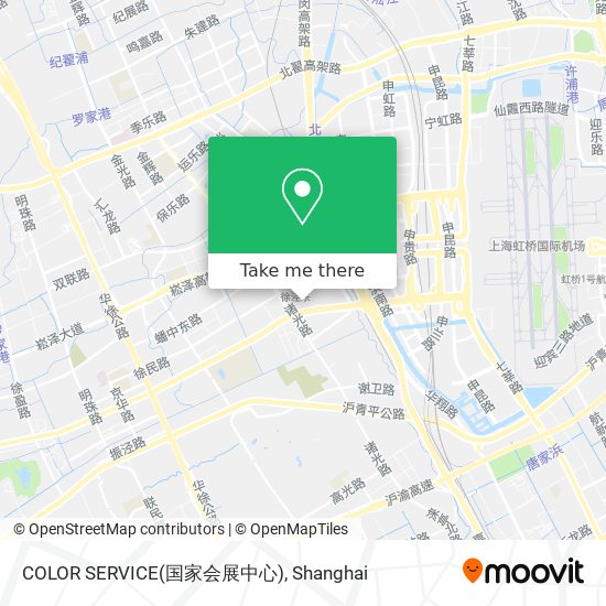 COLOR SERVICE(国家会展中心) map