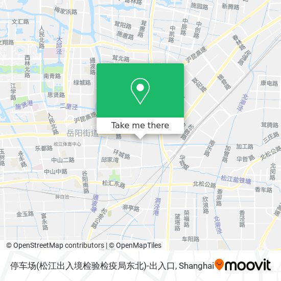 停车场(松江出入境检验检疫局东北)-出入口 map