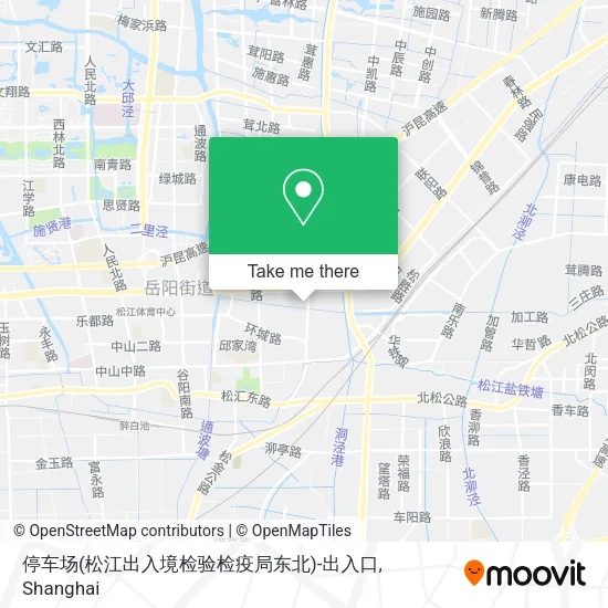 停车场(松江出入境检验检疫局东北)-出入口 map