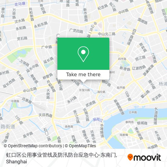 虹口区公用事业管线及防汛防台应急中心-东南门 map