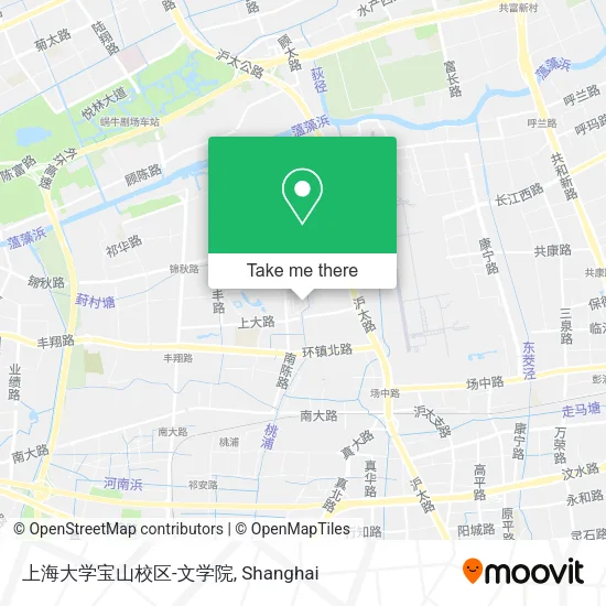 上海大学宝山校区-文学院 map