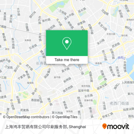 上海鸿丰贸易有限公司印刷服务部 map