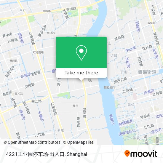 4221工业园停车场-出入口 map