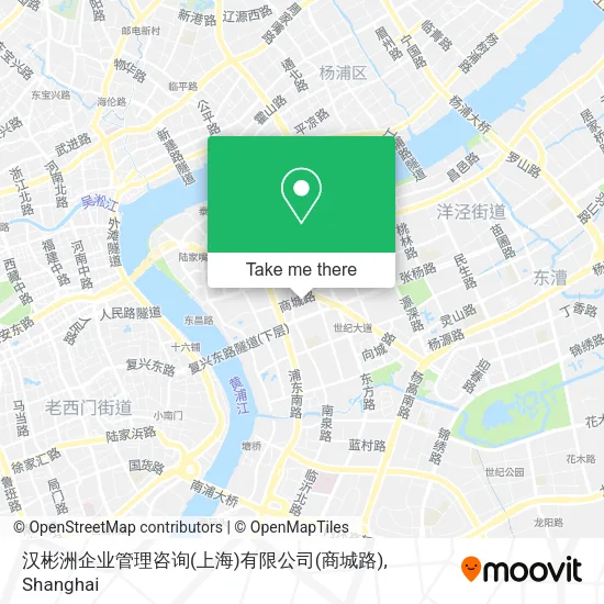 汉彬洲企业管理咨询(上海)有限公司(商城路) map