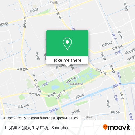 巨如集团(昊元生活广场) map