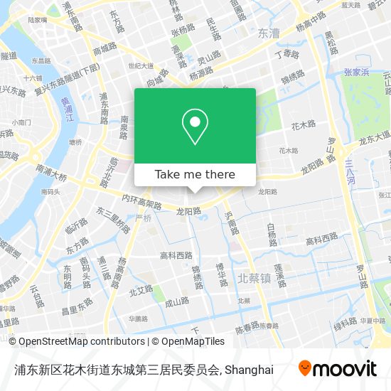 浦东新区花木街道东城第三居民委员会 map