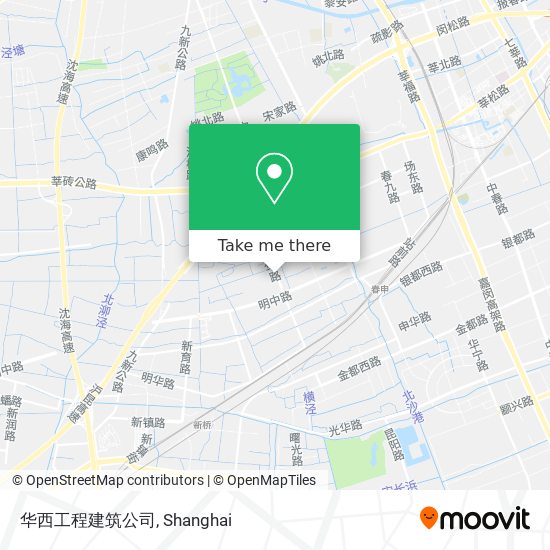 华西工程建筑公司 map