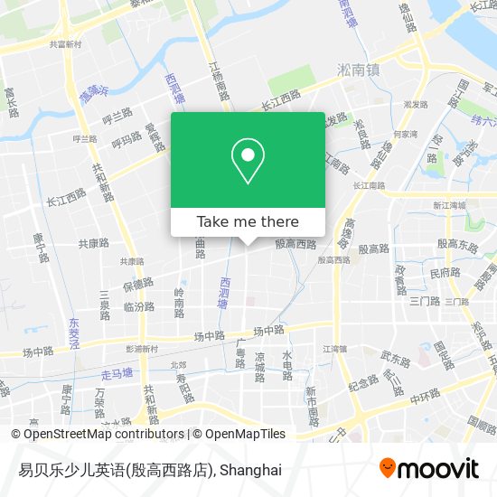 易贝乐少儿英语(殷高西路店) map