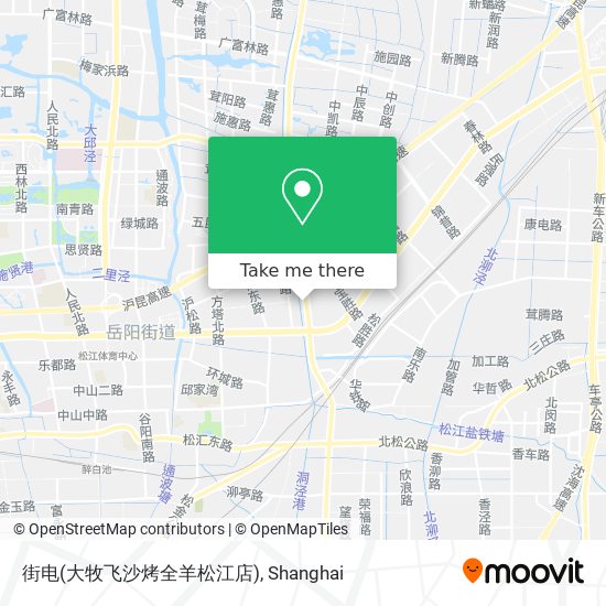 街电(大牧飞沙烤全羊松江店) map