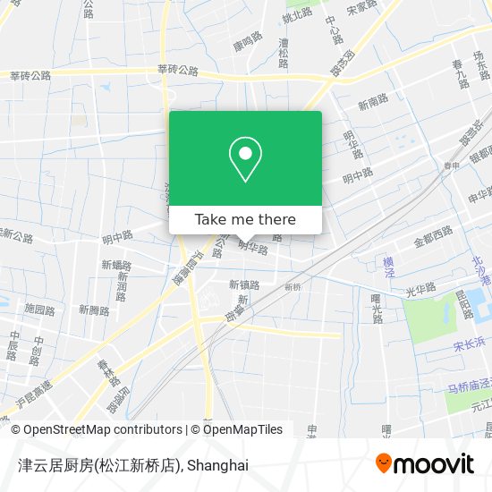 津云居厨房(松江新桥店) map