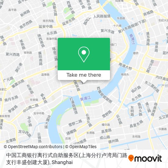 中国工商银行离行式自助服务区(上海分行卢湾局门路支行丰盛创建大厦) map