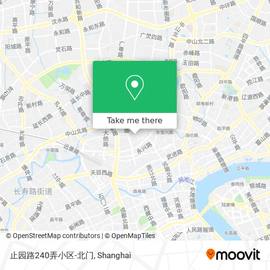 止园路240弄小区-北门 map