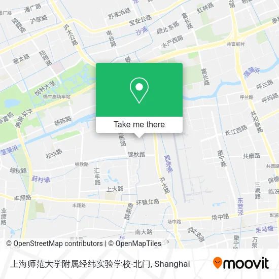 上海师范大学附属经纬实验学校-北门 map