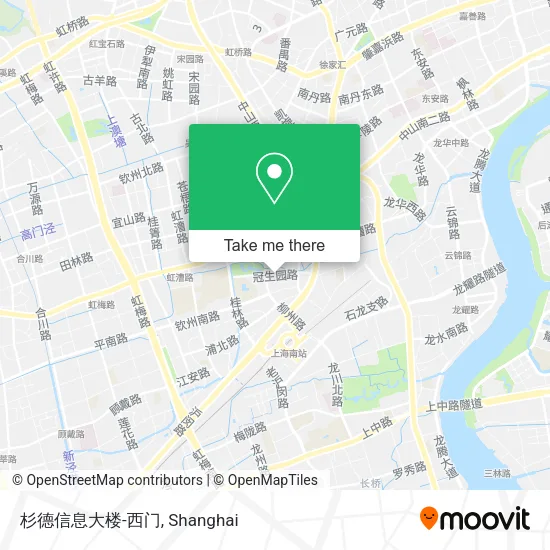 杉德信息大楼-西门 map