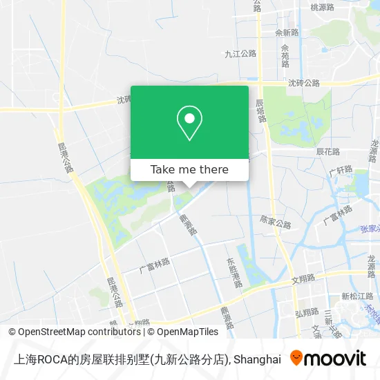 上海ROCA的房屋联排别墅(九新公路分店) map