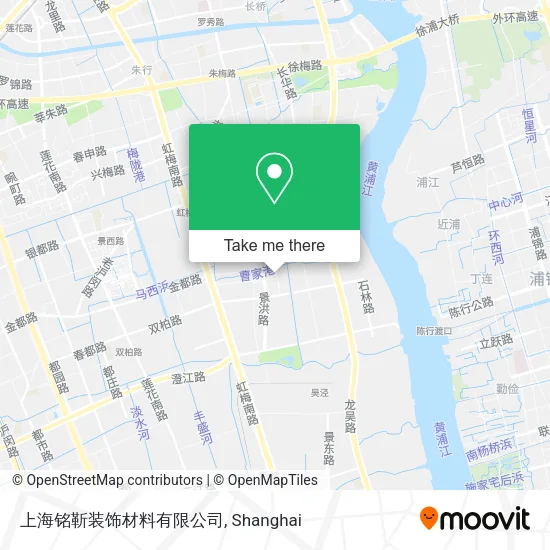 上海铭靳装饰材料有限公司 map