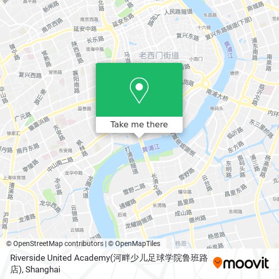 Riverside United Academy(河畔少儿足球学院鲁班路店) map