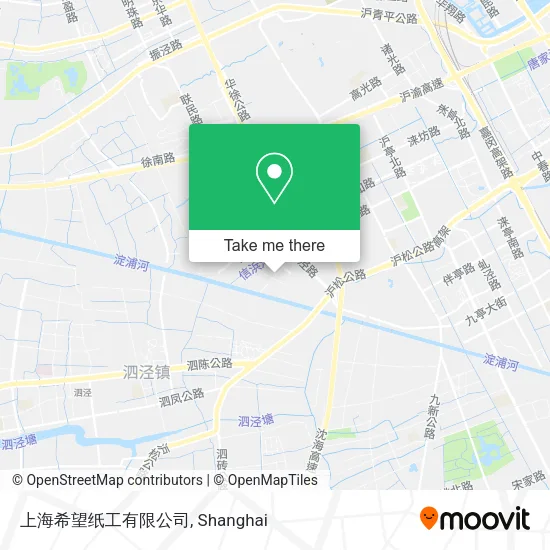 上海希望纸工有限公司 map