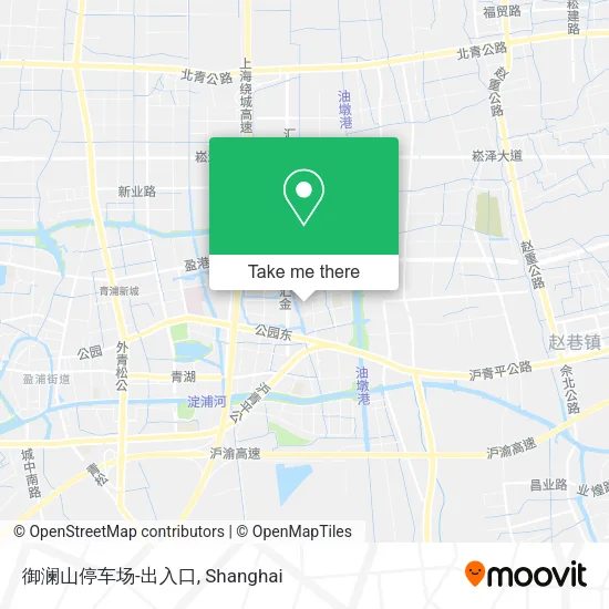 御澜山停车场-出入口 map