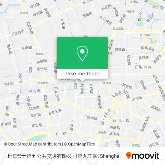上海巴士第五公共交通有限公司第九车队 map