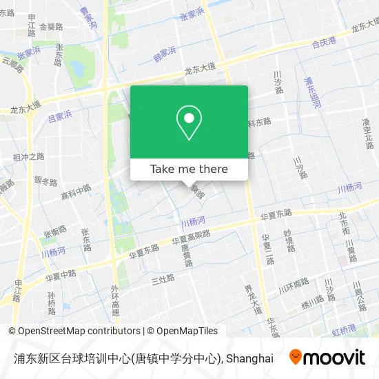 浦东新区台球培训中心(唐镇中学分中心) map