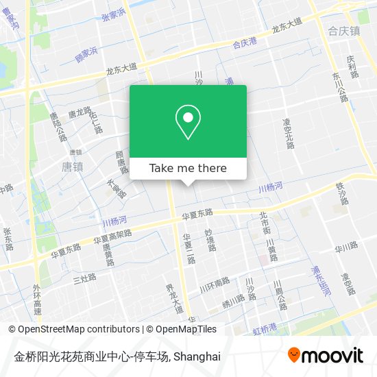 金桥阳光花苑商业中心-停车场 map