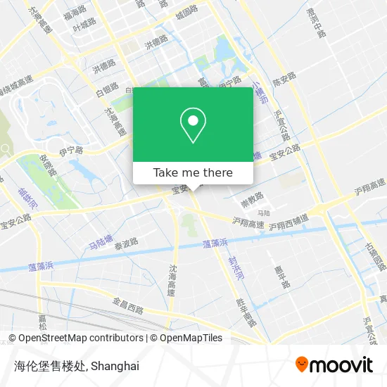 海伦堡售楼处 map