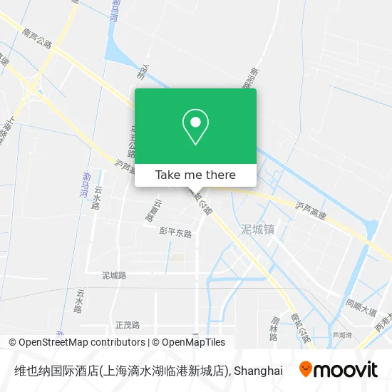 维也纳国际酒店(上海滴水湖临港新城店) map